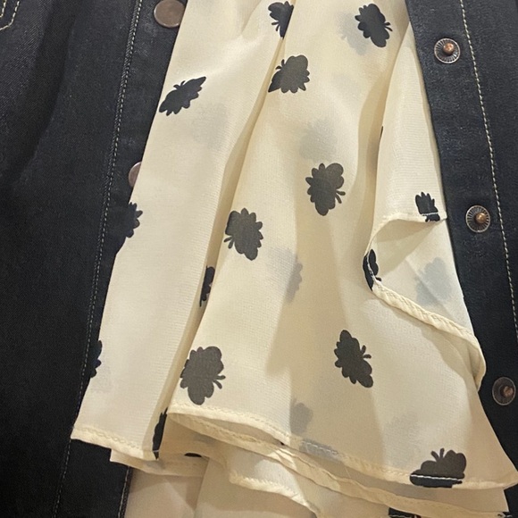 Polka Dot Ruffle Blouse - Picture 5 of 5